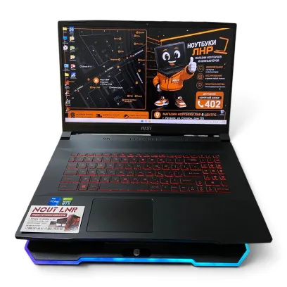 17,3" MSI KATANA/Intel Core i5-11400H/8 GB DDR4/NVMe SSD 512 GB/NVIDIA GeForce RTX 3050 - 4 GB