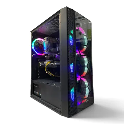 Игровая сборка/Ryzen 5 1600/16 GB DDR4/NVMe SSD 128 GB + 500 GB/GeForce RX 580 - 8 GB
