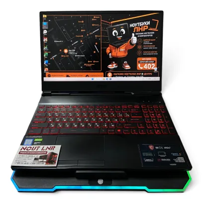 15,6" MSI PULSE/Intel Core i7-9750H/8 GB DDR4/NVMe SSD 256 GB + 120 GB/NVIDIA GeForce GTX 1650 - 4 GB