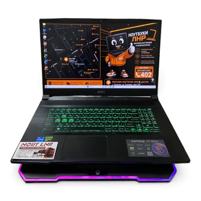 17,3" MSI KATANA/Intel Core i7-12650H/16 GB DDR5/NWMe SSD 512 GB/NVIDIA GeForce RTX 4070 - 8 GB