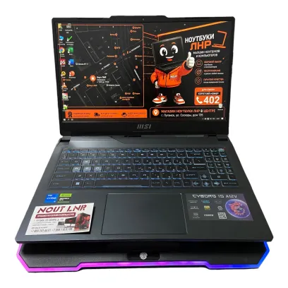 15,6" MSI CYBORG/Intel Core i5 12450H/16 GB DDR5/NVMe SSD 512 GB/NVIDIA GeForce RTX 4050 - 6 GB