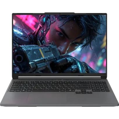 Ноутбук MAIBENBEN X-Treme Typhoon X16C (X16C-R725560F44HG4E10-Win11) Ryzen 7 H 255 16Gb SSD 512Gb NVIDIA RTX 5060 8Gb 16 WUXGA IPS Cam 60Вт*ч Серый